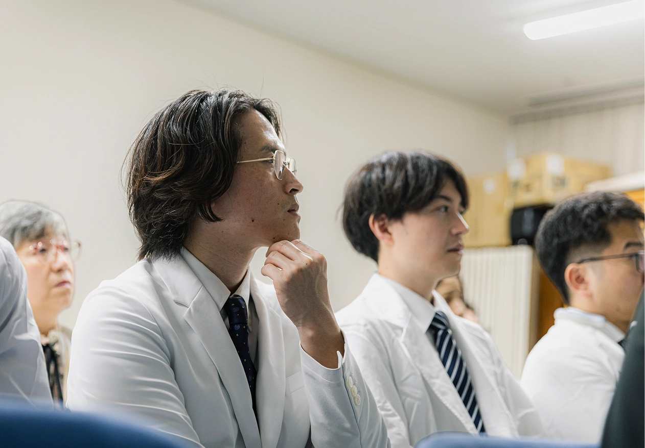 研究室での指導の様子