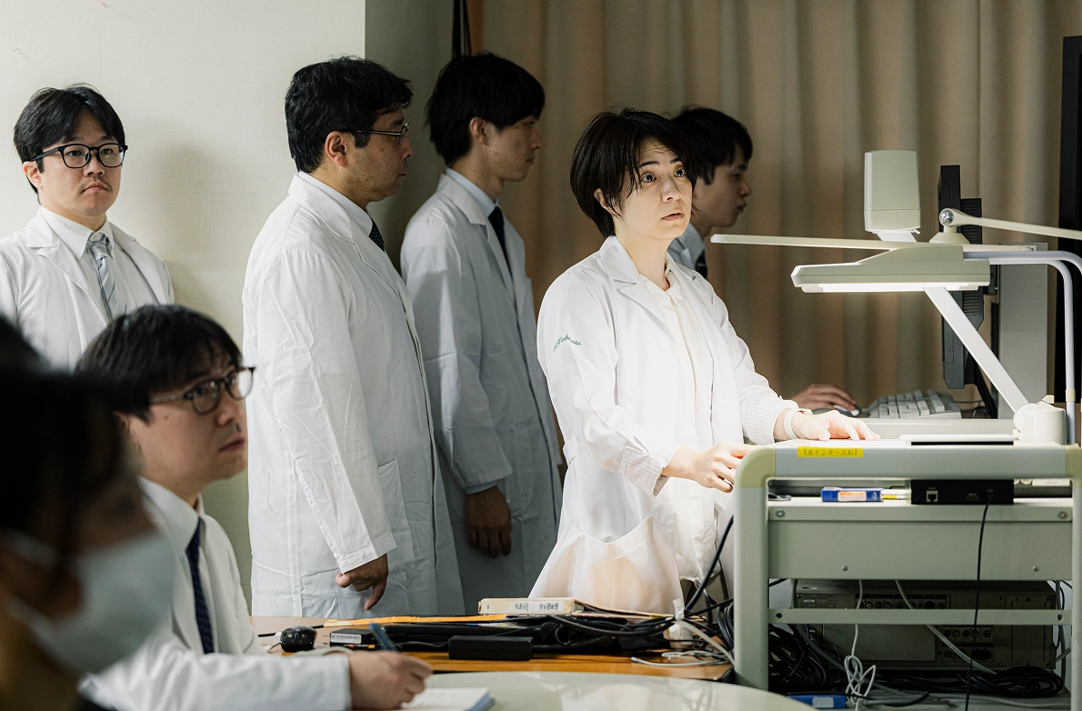 医局での指導の様子